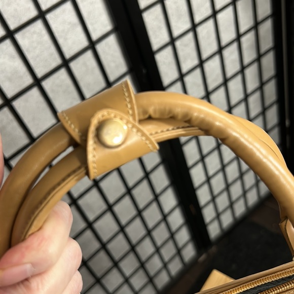 Vintage Carol Patterson Bag, Tans and Turquoise, NWOT, Vegan - Picture 3 of 12